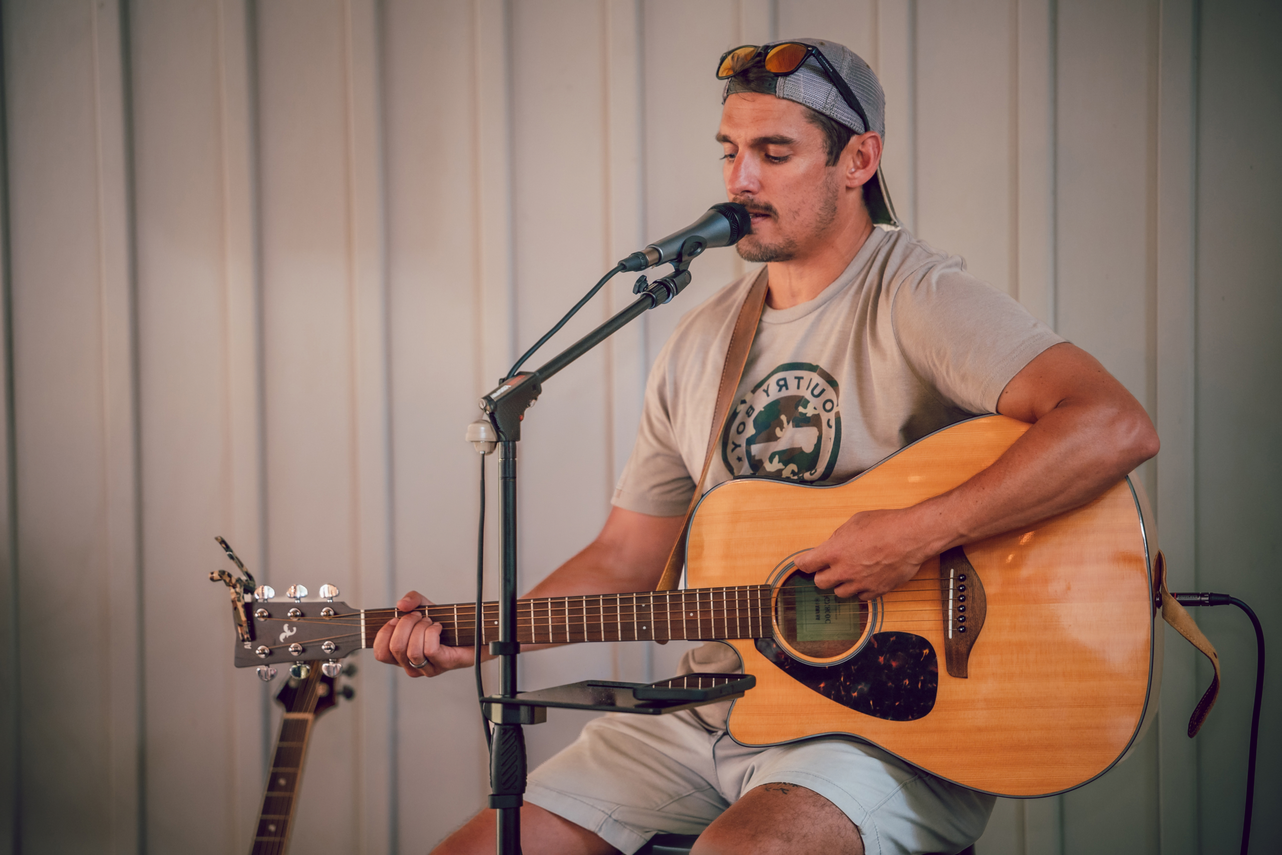 Kyle Biggs performing live